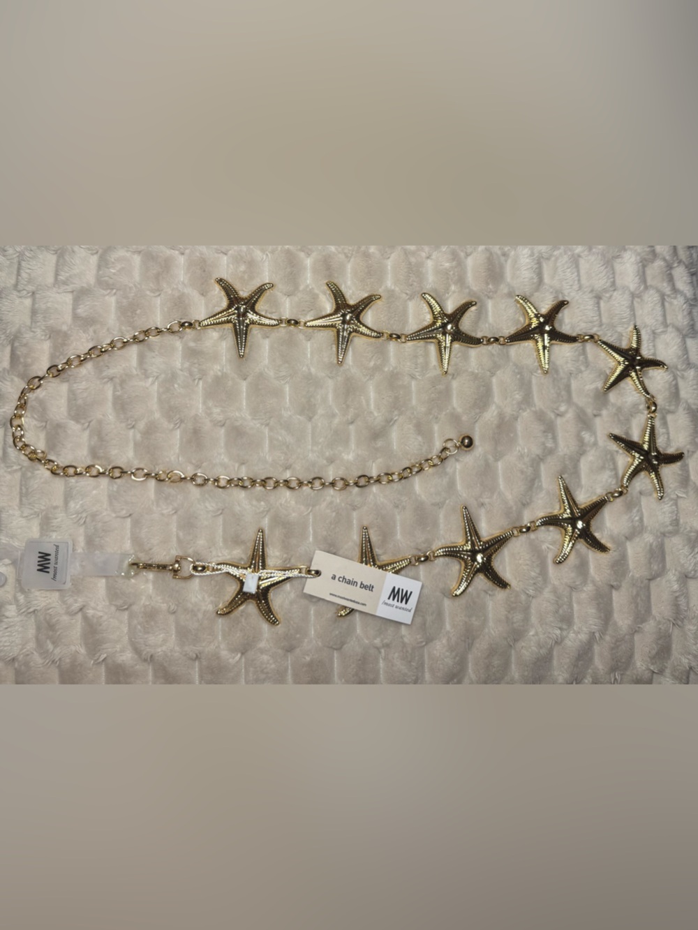 Most Wanted USA Starfish Chain Belt - NWT